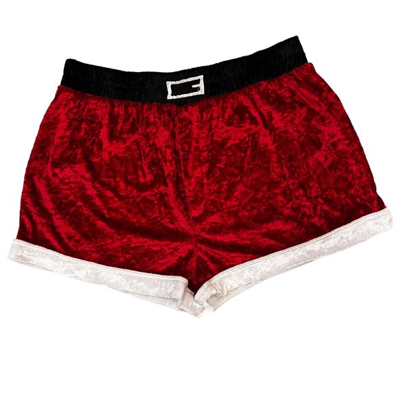 Max Deco Other - Like New MAX DECO Soft Crushed Velvet Feel Santa Boxers Size Large